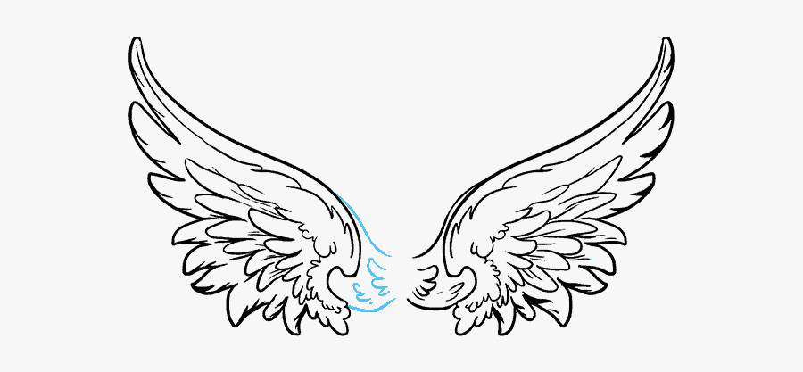 Angle Wings At Getdrawings - Easy Drawings Angel Wings, Transparent Clipart
