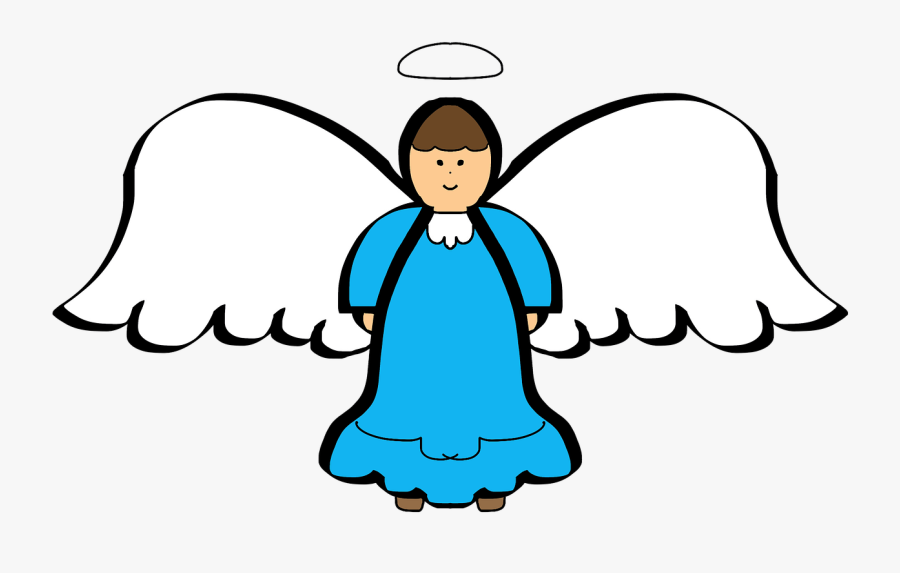 Angel Heavenly Sky Free Picture - Malaikat Cartoon, Transparent Clipart
