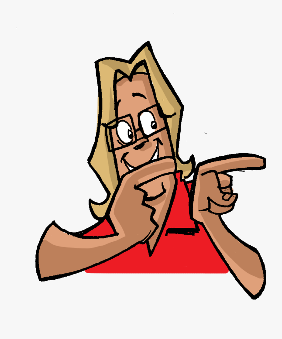Phil Littler Pointing Fingers At Whiteboard Film Company - Cartoon, Transparent Clipart