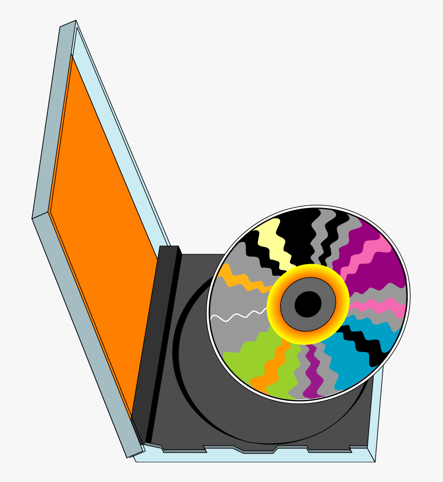 Free Vector Compact Disk, Transparent Clipart