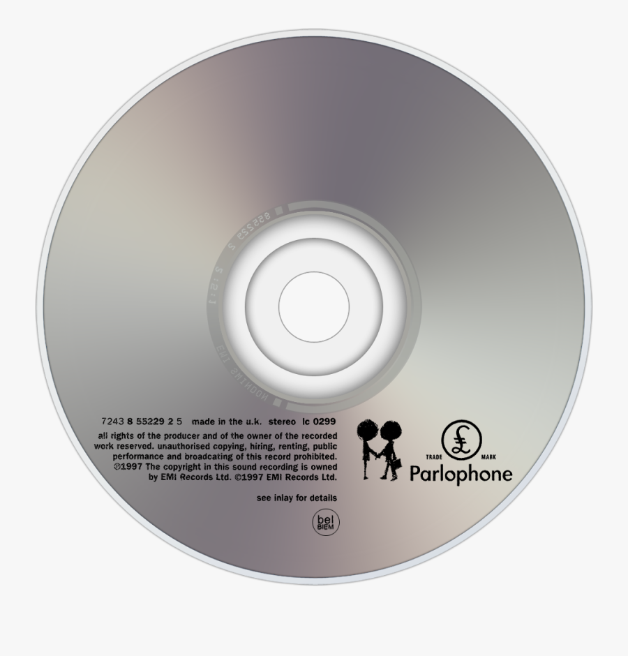 8749 - Radiohead Ok Computer Disc, Transparent Clipart