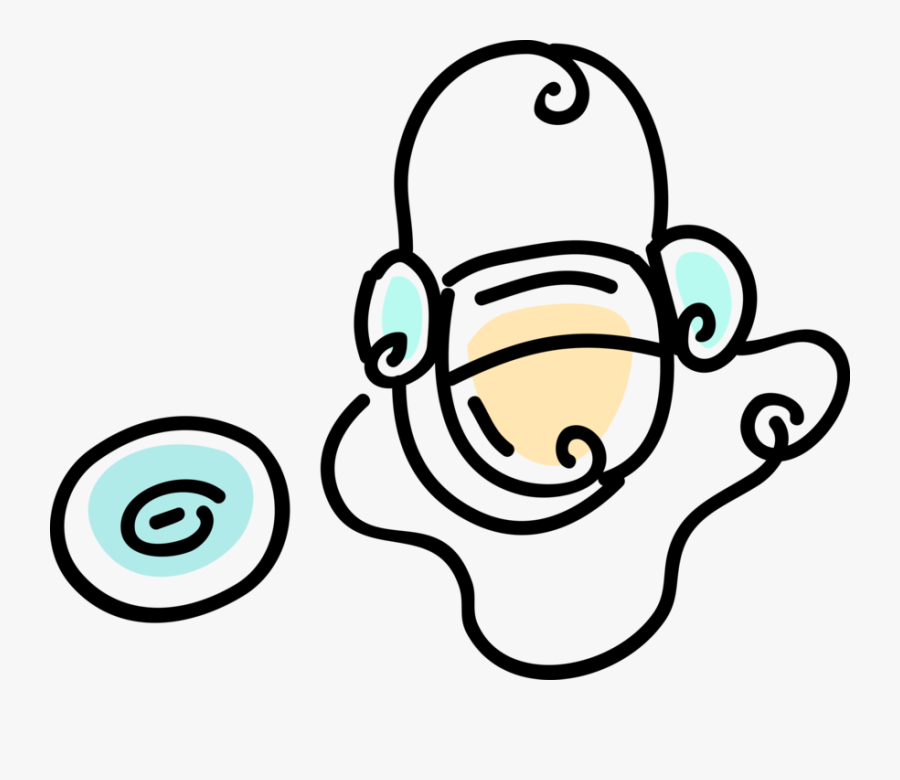 Vector Illustration Of Portable Cd Rom Compact Disc, Transparent Clipart