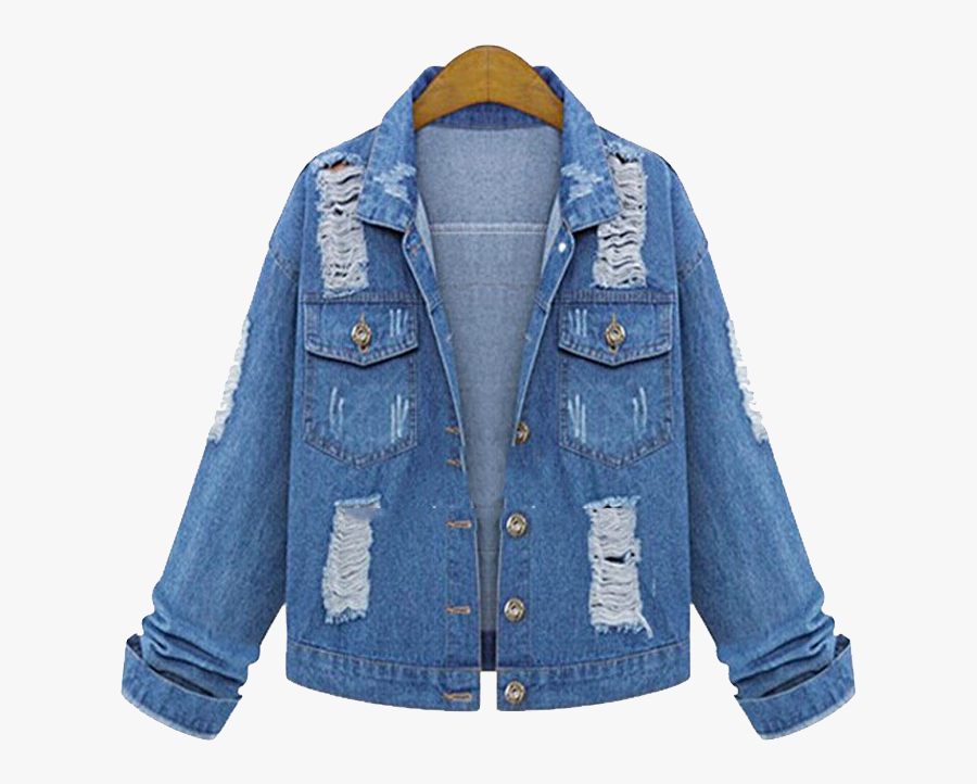 Jeans Image Vector Clipart - Plus Size Ladies Denim Jackets, Transparent Clipart