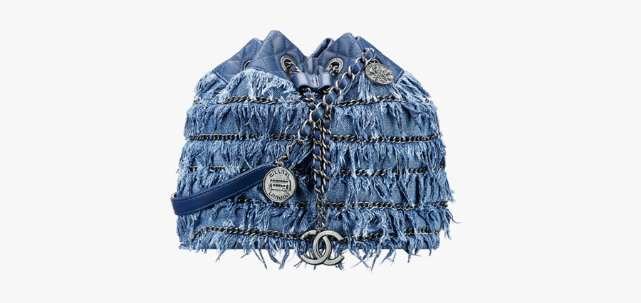 Handbag Denim Fringe Jeans Chanel Free Photo Png Clipart - Chanel Bolsas En Tela, Transparent Clipart