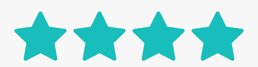 The Lv Gives The Soill Active Jeans All 4 Stars Clipart - 5 Star Vector, Transparent Clipart