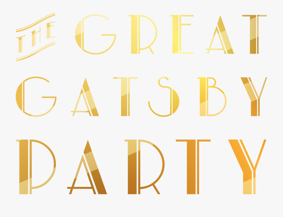 The Great Gatsby Party, Transparent Clipart
