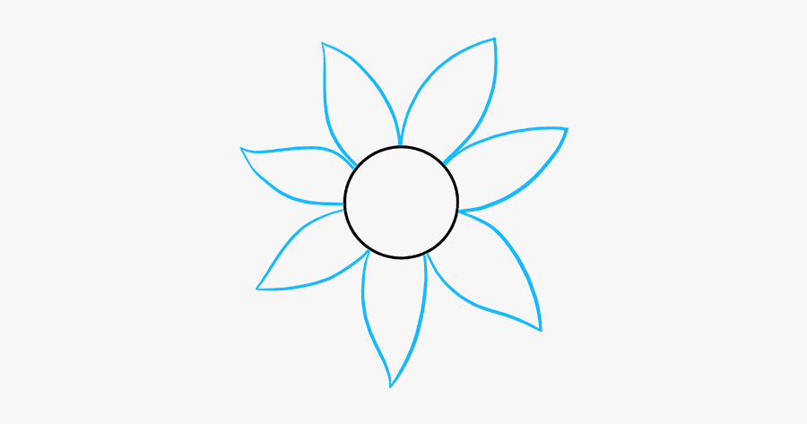 How To Draw Sunflower, Transparent Clipart