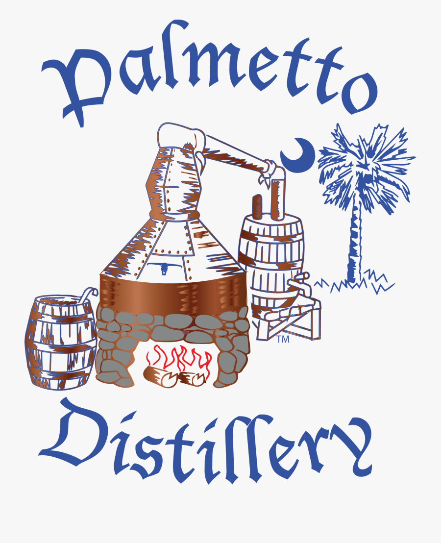 Palmetto Distillery Logo, Transparent Clipart