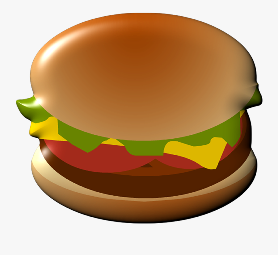 Cheeseburger, Transparent Clipart