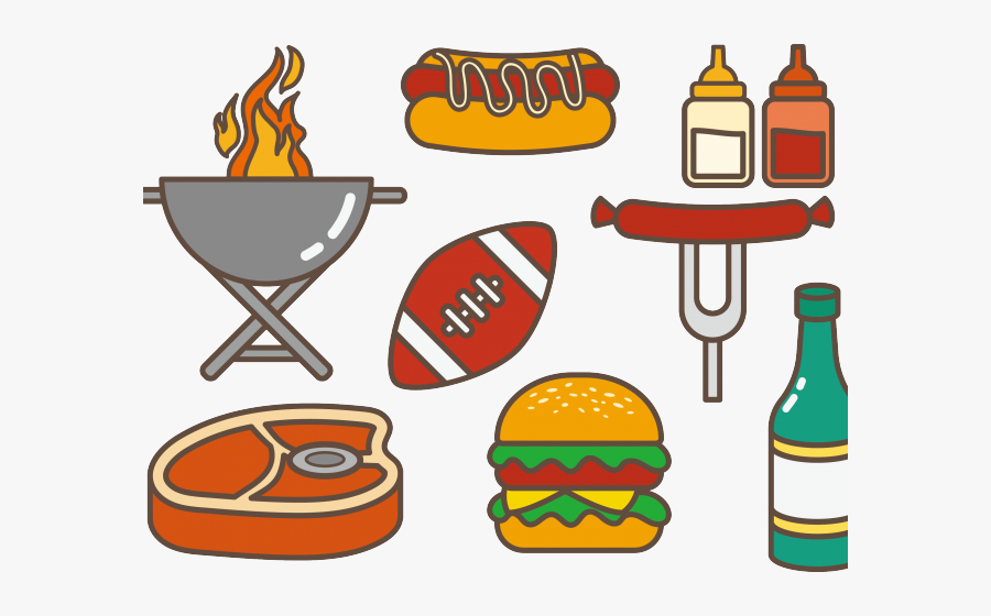 Tailgate Food Clipart, Transparent Clipart