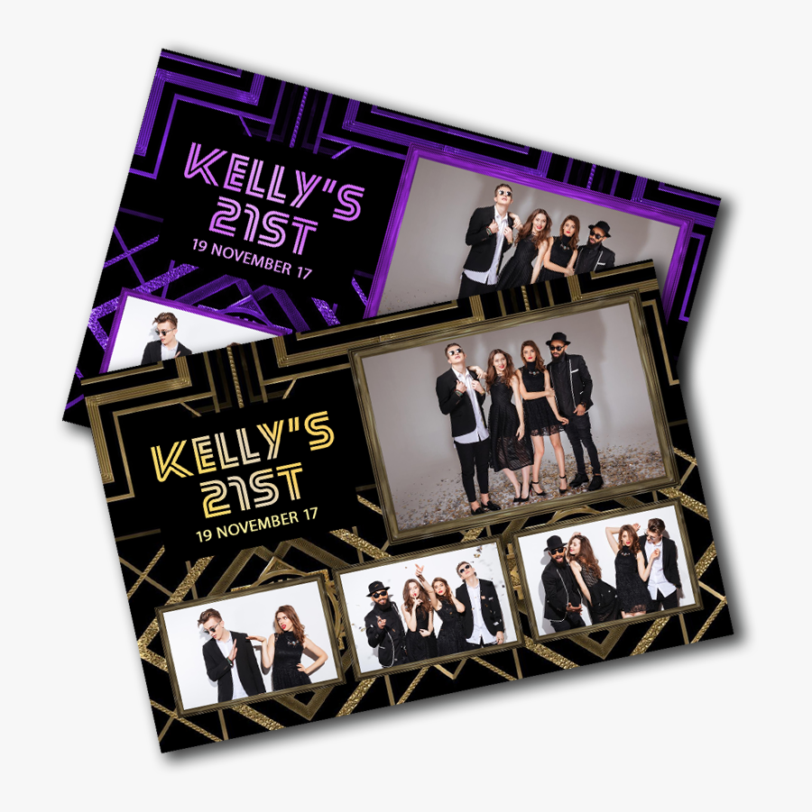 Gatsby Postcard - Flyer, Transparent Clipart