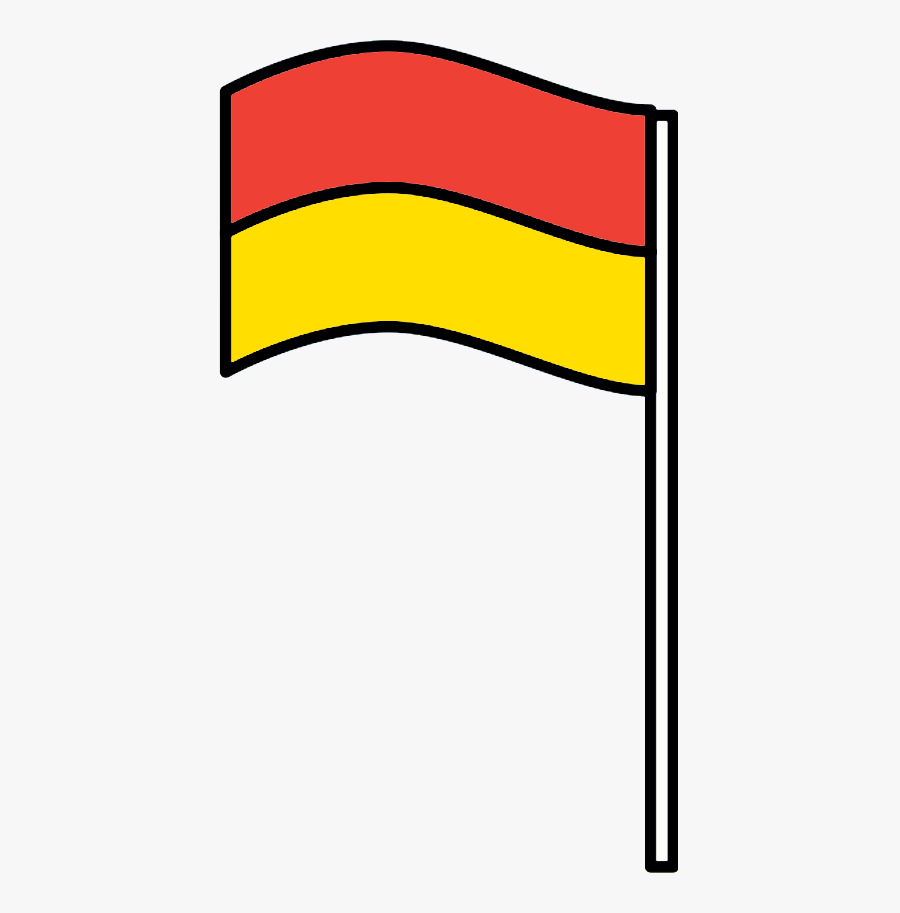 Life Saving Flag, Transparent Clipart