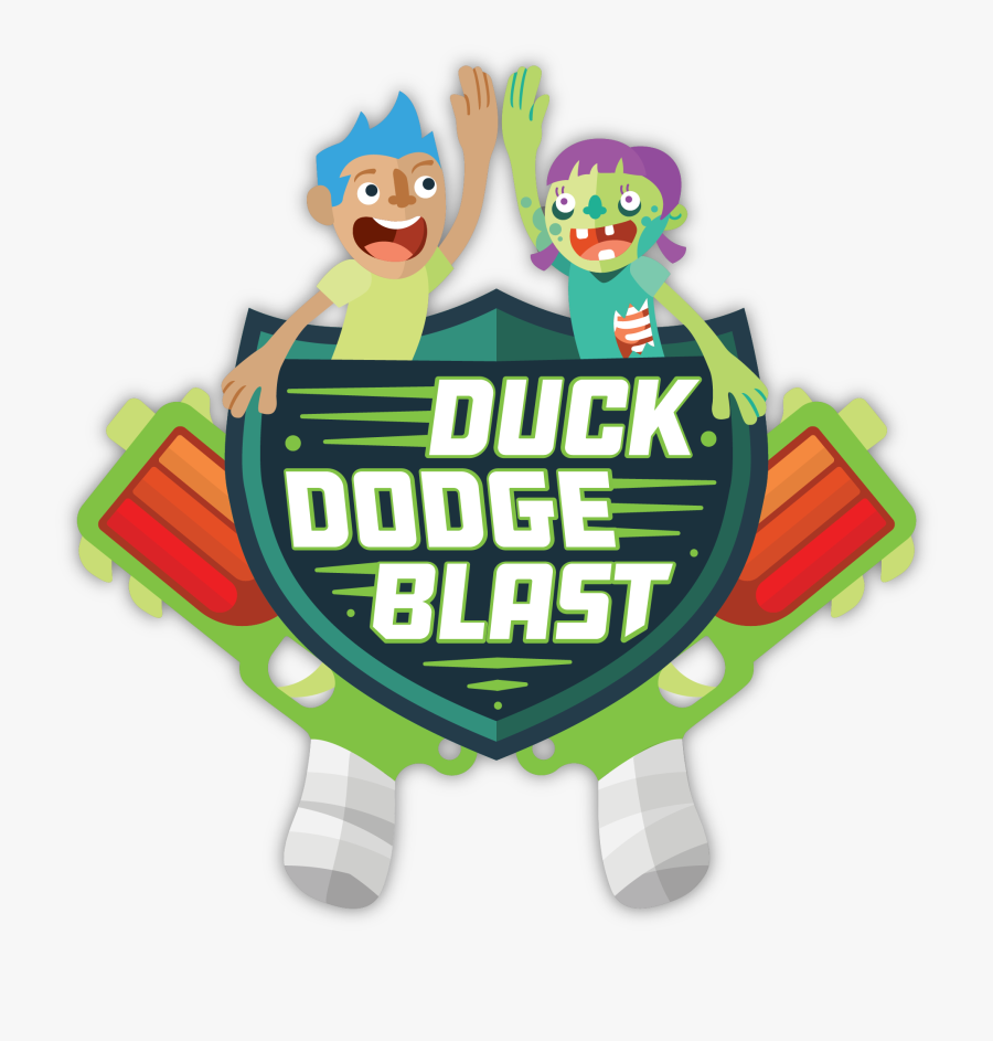 Duck, Dodge, Blast - Nerf Kids Cartoon Png, Transparent Clipart