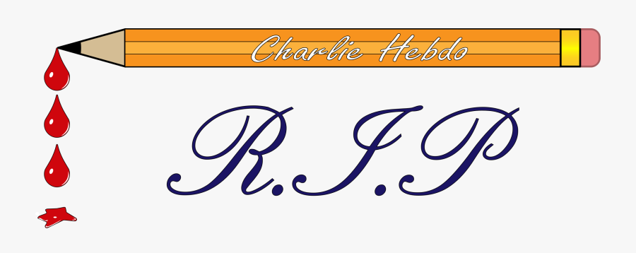 Charlie Hebdo Rip Clip Arts - Rip In Calligraphy, Transparent Clipart