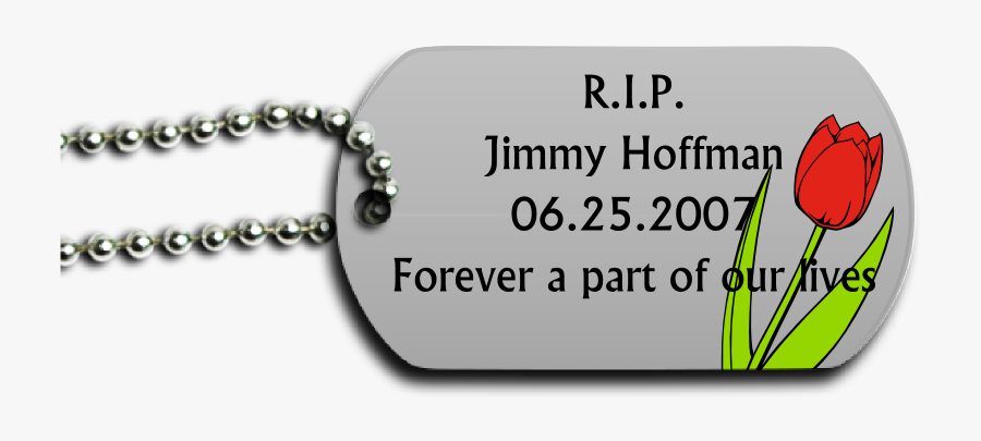 Rip Dog Tag Front - Label, Transparent Clipart