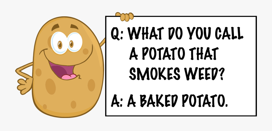 Clip Art Potato Funny - Cartoon, Transparent Clipart
