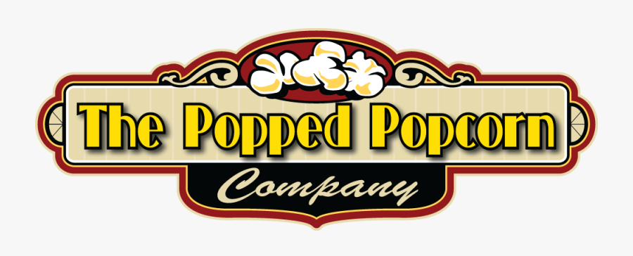Order Gourmet Popcorn Flavors Online At The Popped - Gourmet Popcorn Logo, Transparent Clipart