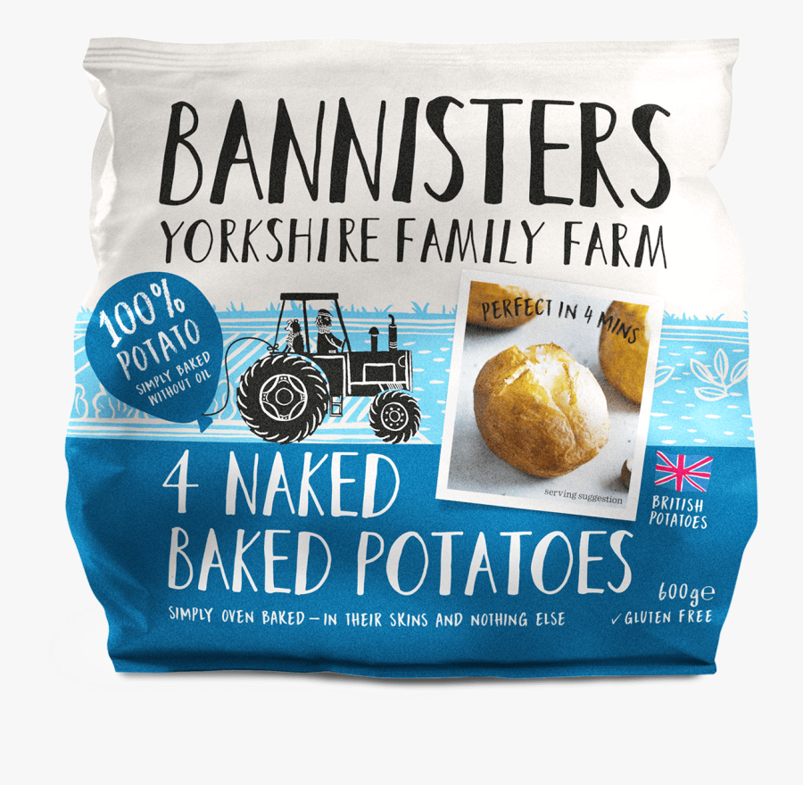 Bannisters Farm Naked Jacket Potato, Transparent Clipart