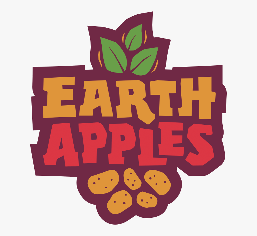 Earth Apples Logo, Transparent Clipart
