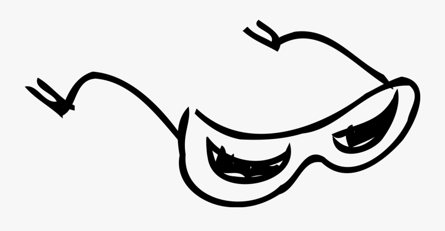 Vector Illustration Of Sunglasses Or Sun Glasses Protective, Transparent Clipart