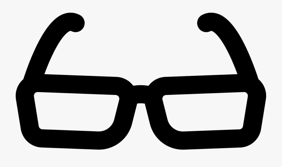 Eyeglasses Of Rectangular Shape, Transparent Clipart