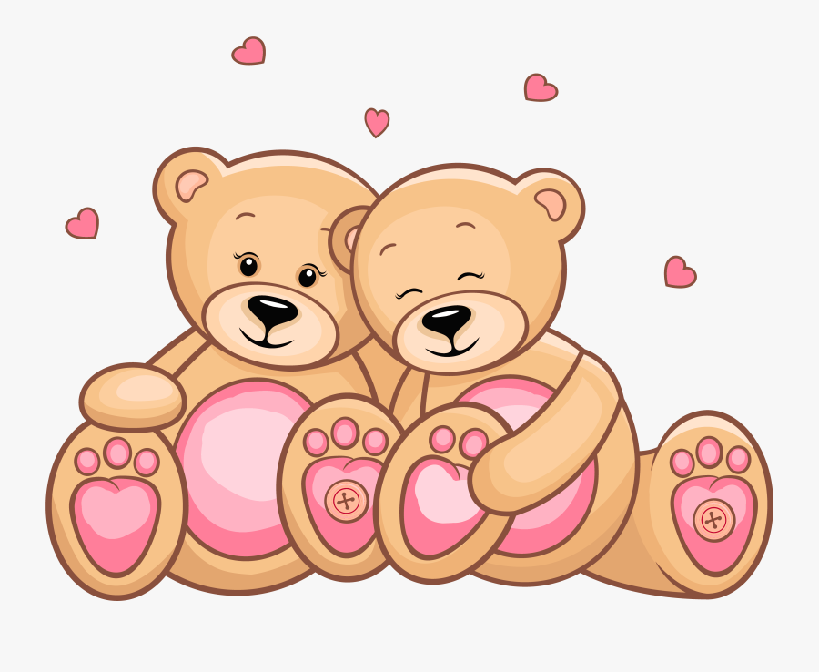 Teddy Clipart Day - Valentine Bears Clipart, Transparent Clipart