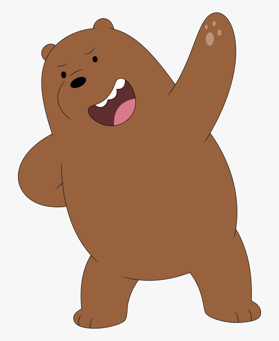 Yo, Whats The Haps By Porygon2z We Bare Bears, Cartoon - We Bare Bears Grizz Png, Transparent Clipart