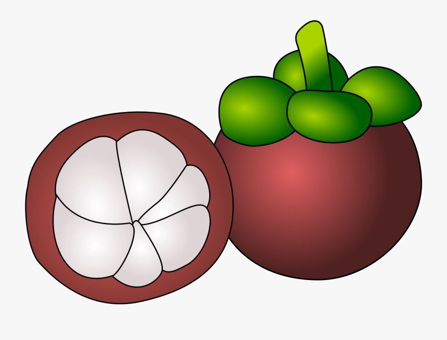 Mangosteen Clipart, Transparent Clipart