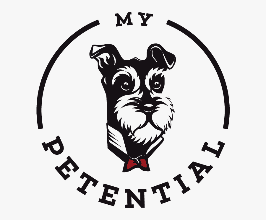 Unleash Your Pet"s Potential - Miniature Schnauzer, Transparent Clipart