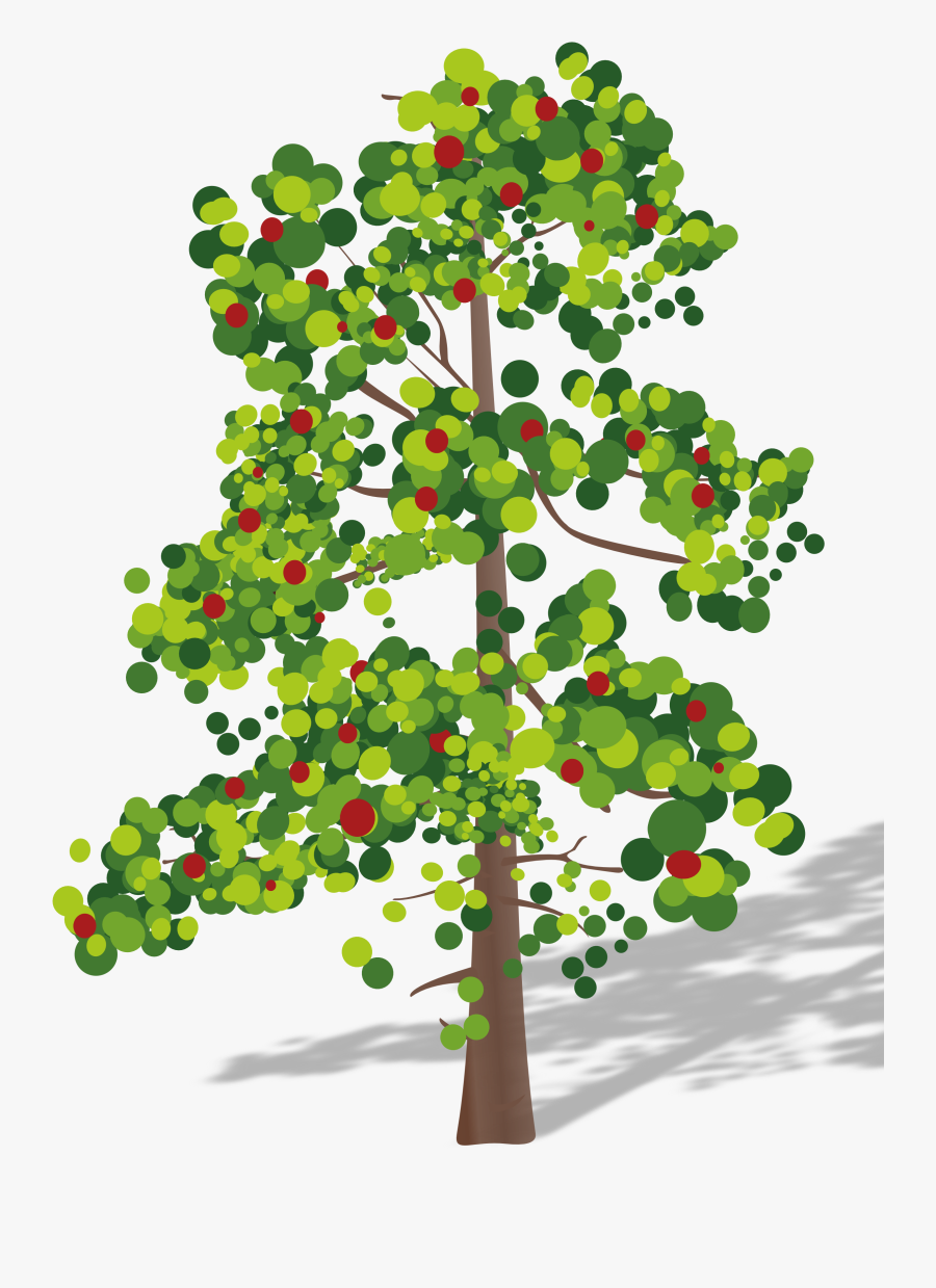 Tree With Flowers Coloring Book Colouring Coloring - Multiple Return Lidar, Transparent Clipart