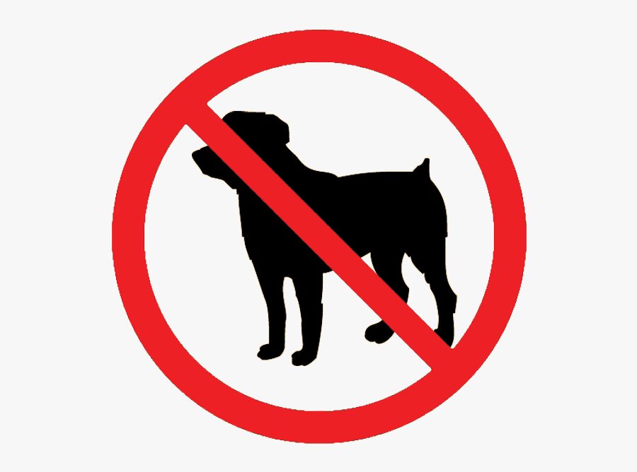 No Dogs Allowed - Dogs Are Not Allowed, Transparent Clipart
