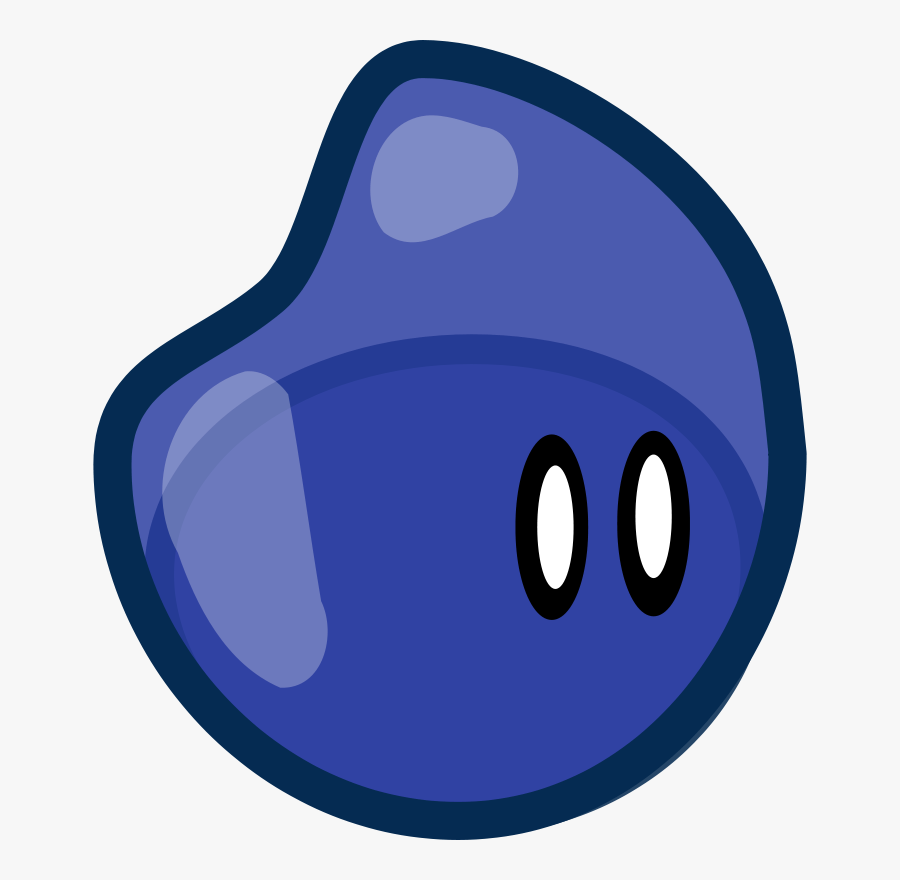 Blue Jelly - Cartoon Jelly, Transparent Clipart