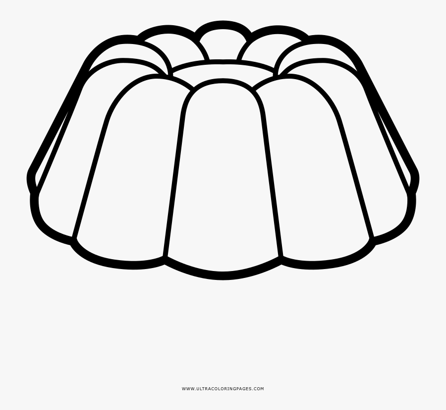 Jelly Coloring Page - Figura De Gelatina Para Colorir, Transparent Clipart