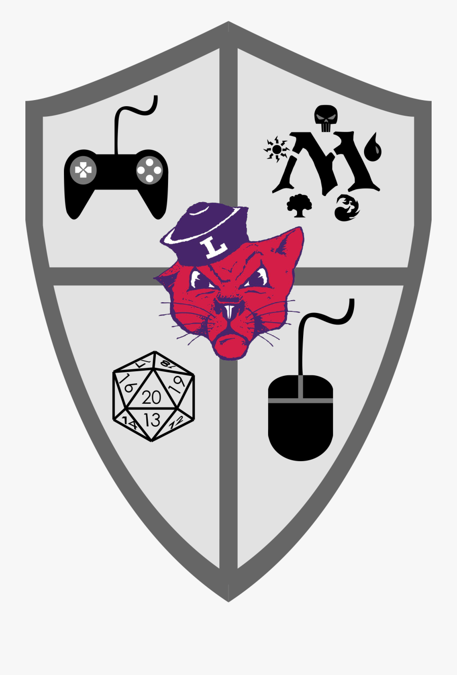 Gaming Coat Of Arms, Transparent Clipart