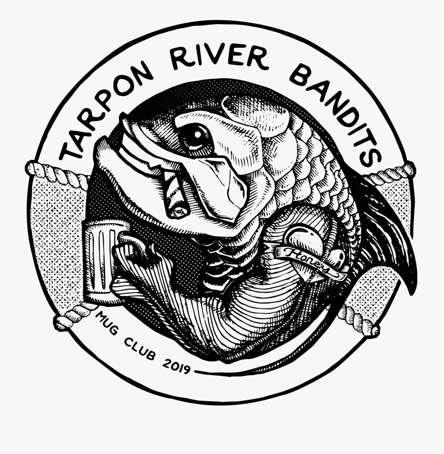 Tarpon River Bandits Mug Club - Illustration, Transparent Clipart