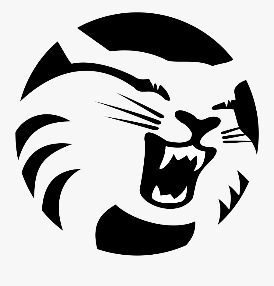Wildcat Athletics Logo Black And White - Chico State Wildcat Logo, Transparent Clipart