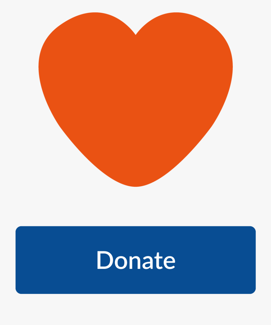 Donate Now - Heart, Transparent Clipart