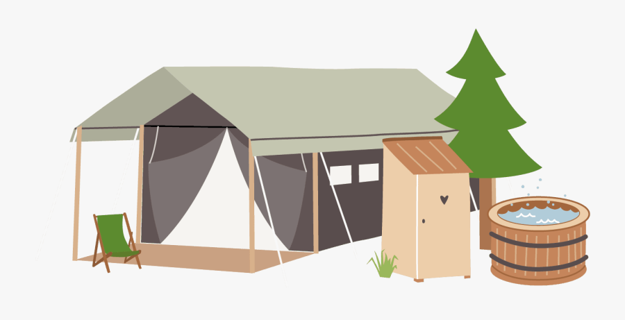 Glamping Png, Transparent Clipart