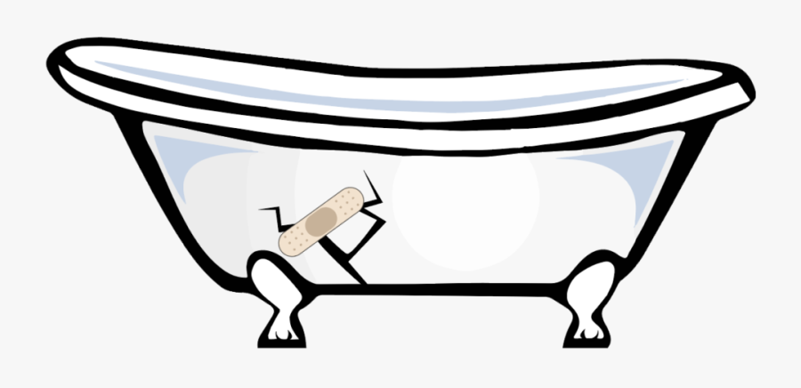 Damaged Tub, Transparent Clipart