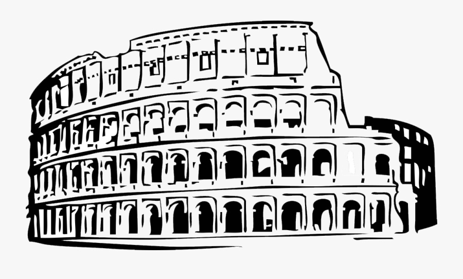 Rome Clipart Roman Column - Roman Colosseum Clip Art, Transparent Clipart