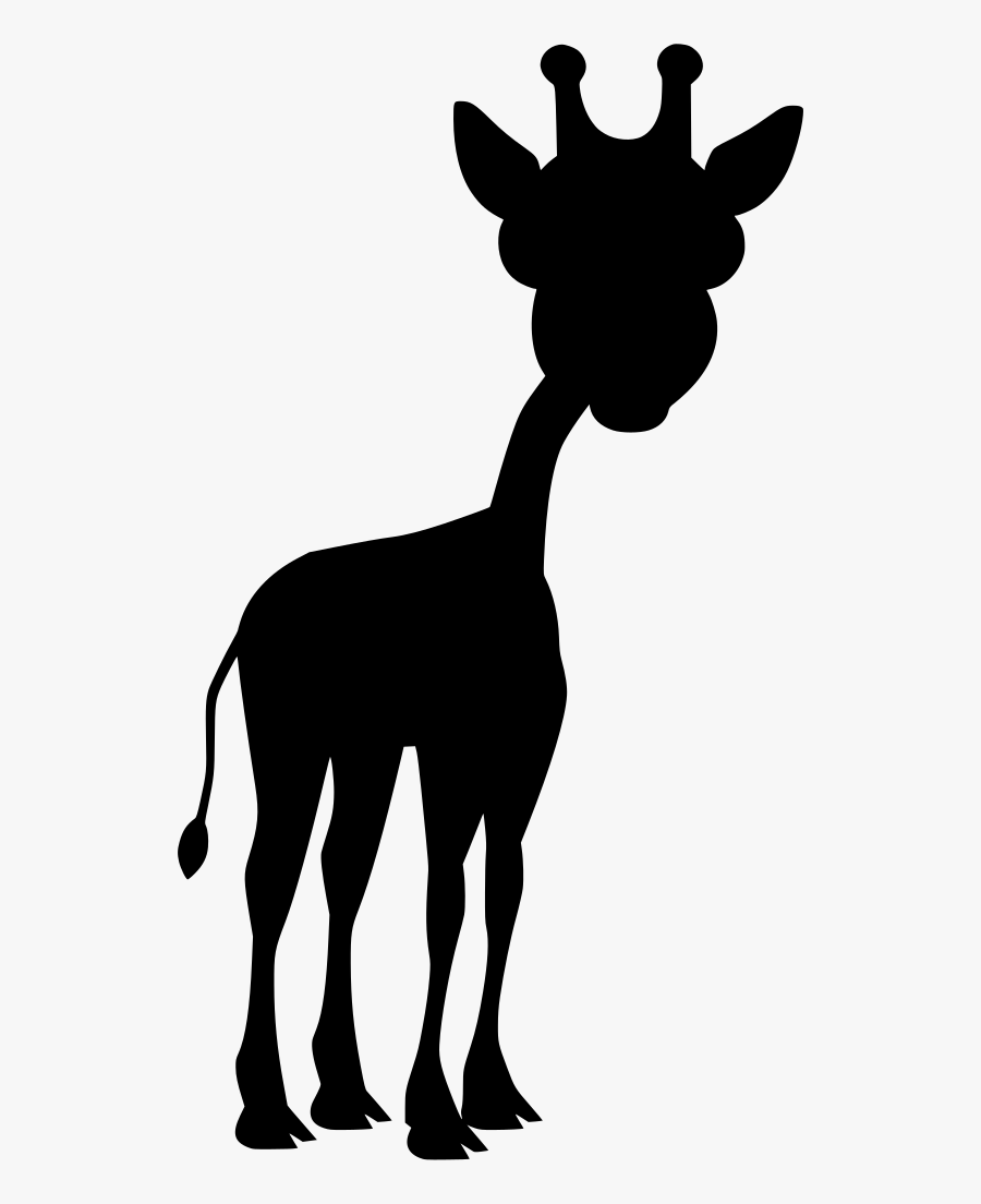 Cute Giraffe Png - Giraffe, Transparent Clipart