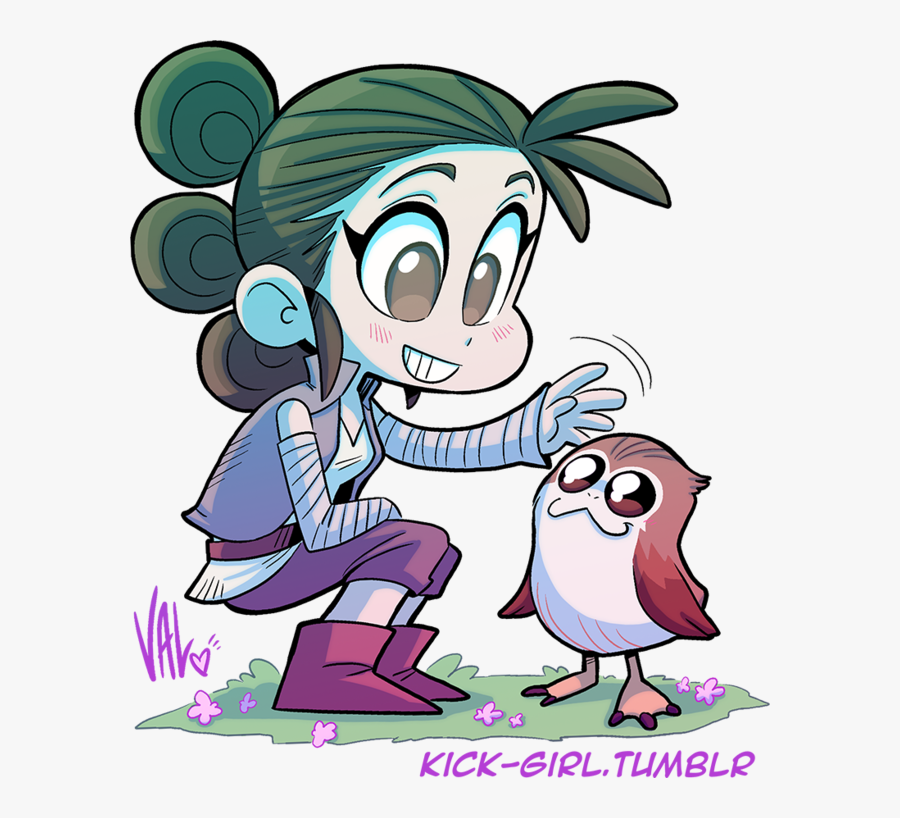 Star Wars Porg Drawing, Transparent Clipart