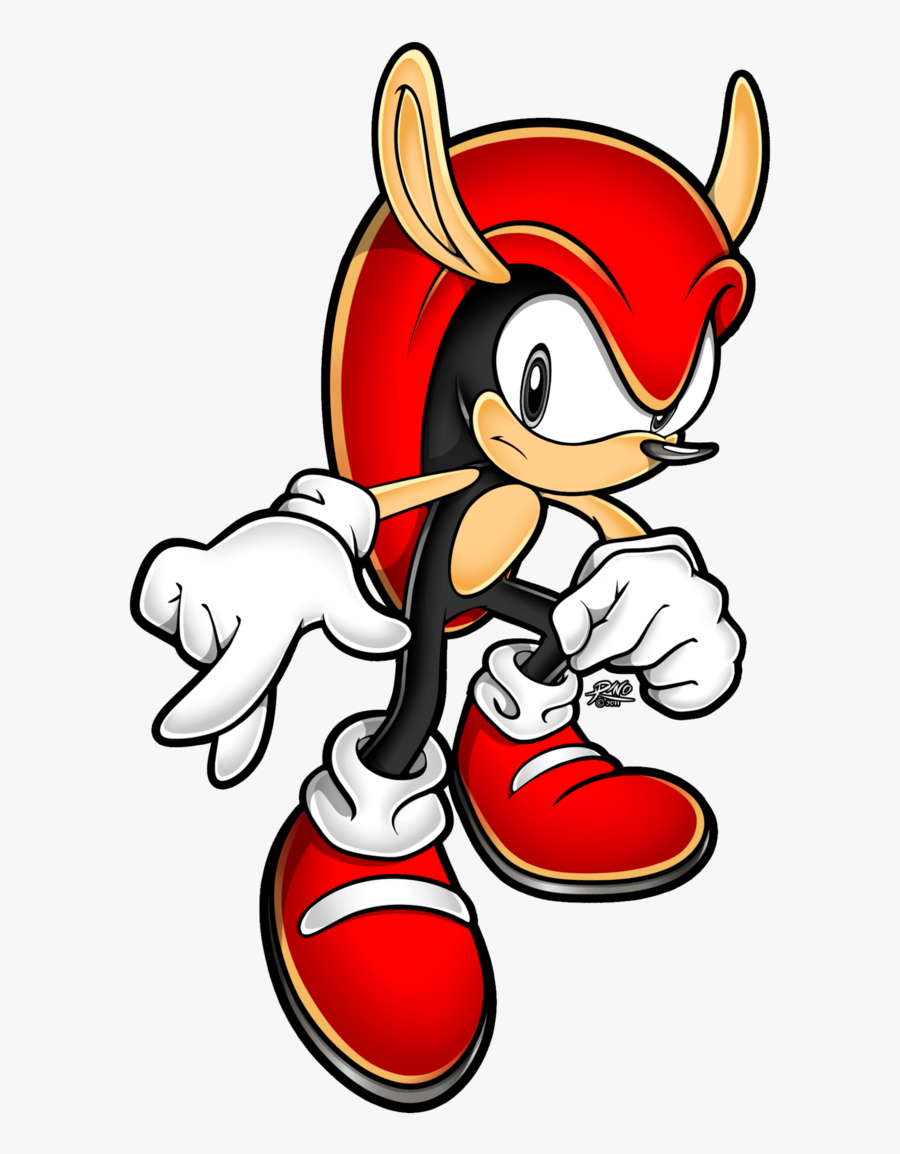 Mighty The Armadillo By R No71-d4h0lxd - Sonic Mighty The Armadillo, Transparent Clipart