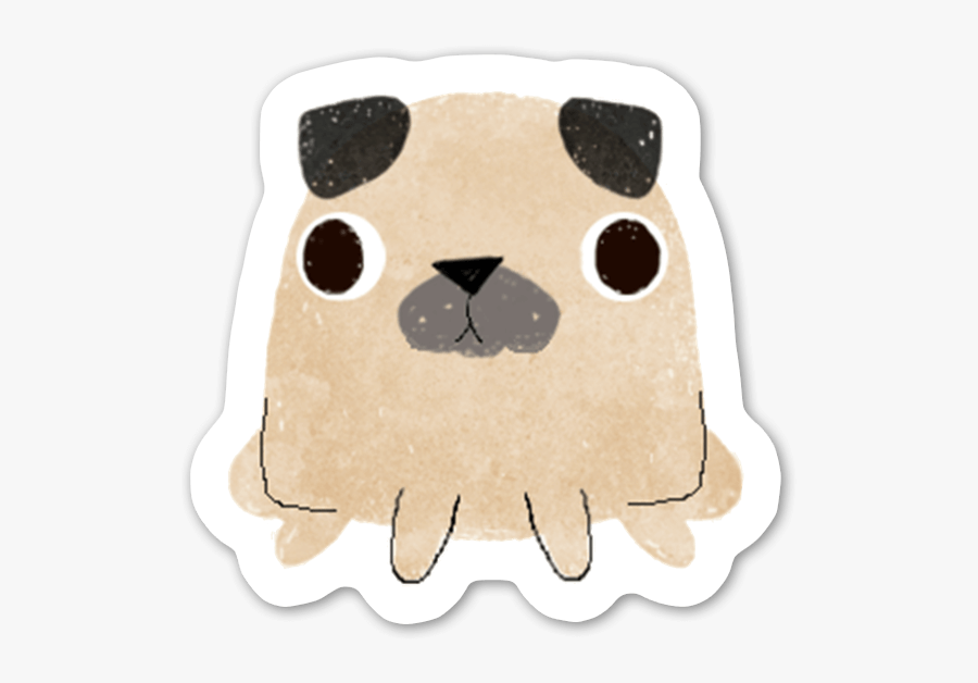 Cute Dog Sticker - Cartoon, Transparent Clipart