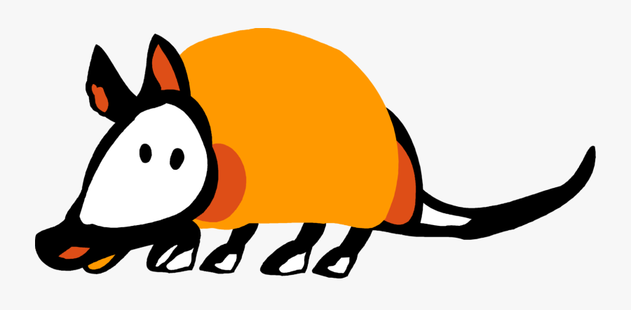 Vector Illustration Of Fully Armored Armadillo With, Transparent Clipart
