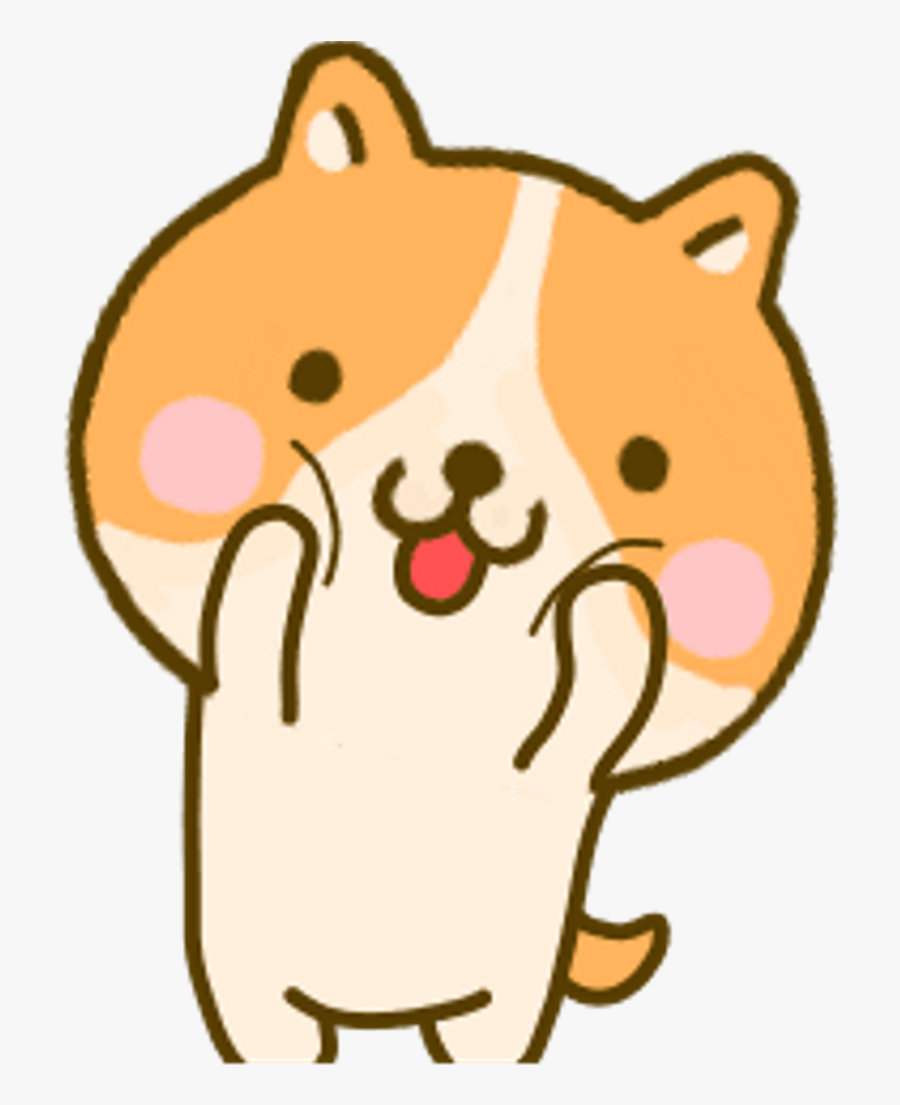 Cuteeee Interesting Cute Kawaii Corgi Aesthetic Beautif - Dog Png Clipart Aesthetic, Transparent Clipart