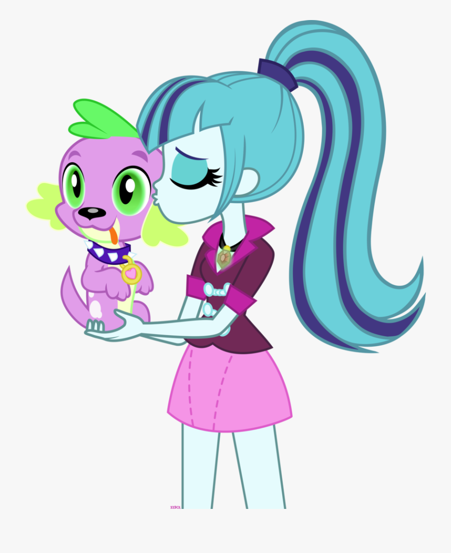 Xebck, Cute, Dog, Equestria Girls, Eyes Closed, Female, - Spike Gets All Equestria Girl, Transparent Clipart