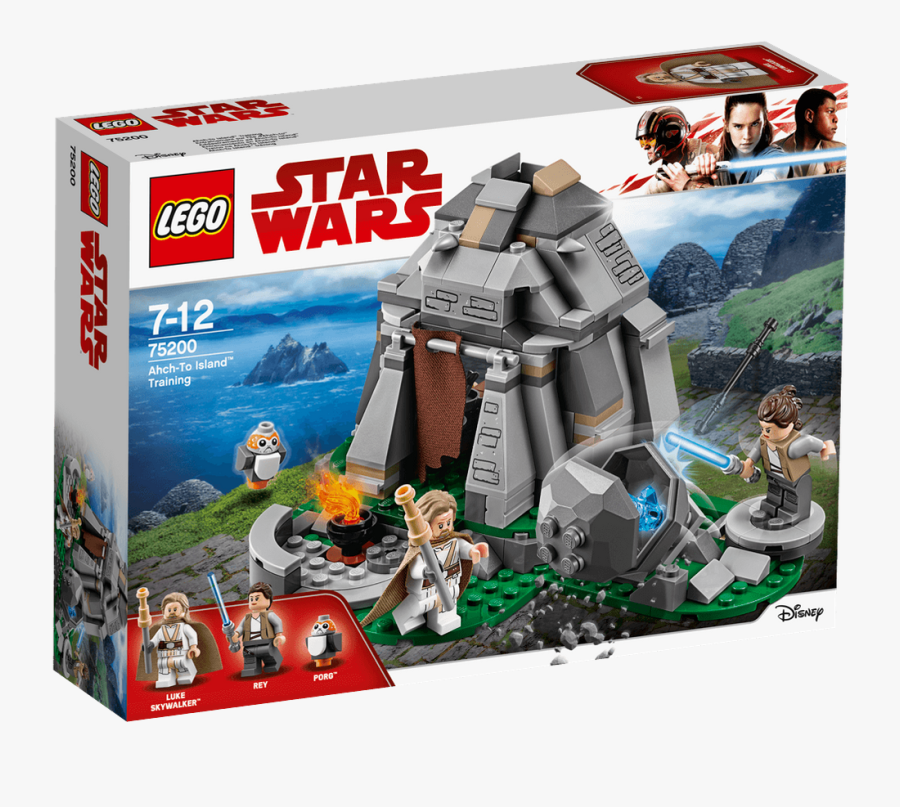 Clip Art Lego - Lego Ahch To Island Training, Transparent Clipart