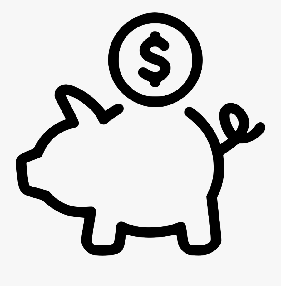Savings Png Picture - Savings Black And White, Transparent Clipart