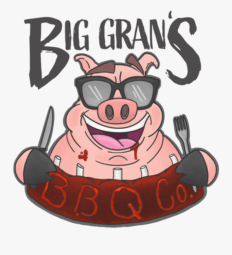 “big Gran’s Bbq Co - Cartoon, Transparent Clipart